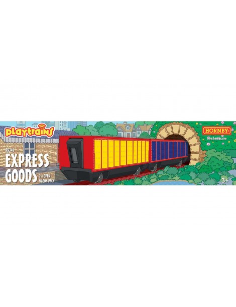 SET 2 VAGONES ABIERTOS EXPRESS, HORNBY R9341