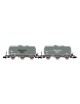 SET 2 VAGONES KS "LAND ROVER", RENFE, ARNOLD HN6424