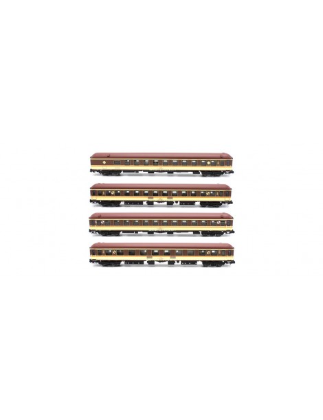 N71017 MFTRAIN, SET 4 COCHES ESTRELLA 12000 RENFE