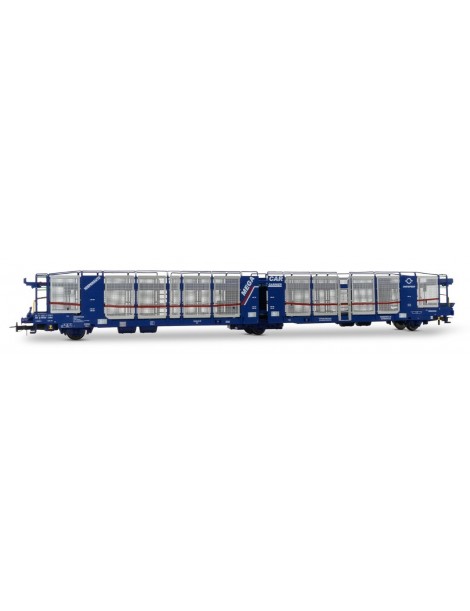 HE6077 ELECTROTREN PLATAFORMA LAEKS MEGA CARRIER, ''TRANSFESA/HISPANAUTO''