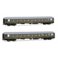 HE4036 ELECTROTREN SET 2 COCHES LITERAS BBL-8100 DECORACIÓN VERDE