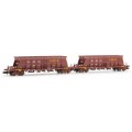 HN6671 ARNOLD, SET 2 VAGONES TOLVA DE 4 EJES FAOOS "SALTRA/CARFE"