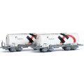 H23482 HOBBYTRAIN SET 2 CISTERNAS UACS HOLCIM